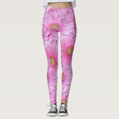 Een symfonie van Pink Gerberas, Leggings (Voorkant)
