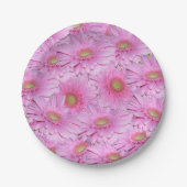 Een symfonie van Pink Gerberas, Papieren Bordje (Voorkant)