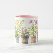 Een symfonie van potbloemen mok (Midden)