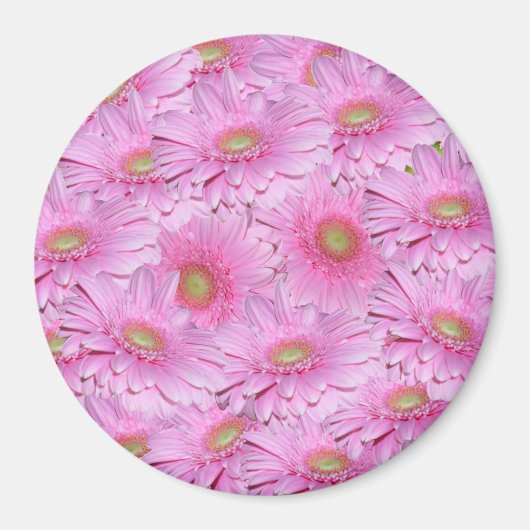 Een symfonie van roze Gerbera's, Magneet (Voorkant)