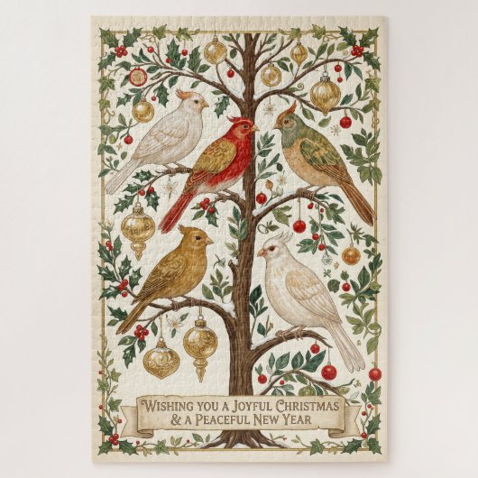Een Symfonie van Winter Vleugels Legpuzzel (Verticaal)