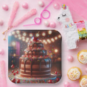 Een symfonie van zoetheid papieren bordje (Feest)