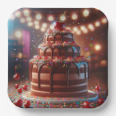 Een symfonie van zoetheid papieren bordje (Voorkant)