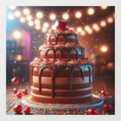 Een symfonie van zoetheid raamsticker (Vel)