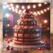 Een symfonie van zoetheid raamsticker (Vel 2)