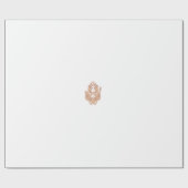 Een symmetrisch ontwerp met bruine geometrische mo cadeaupapier (Vlak)