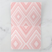 Een symmetrisch patroon met rode en roze motief kaart (Binnen)