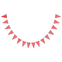 Een symmetrisch patroon met rood, sinaasappel en p