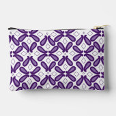 Een symmetrisch patroon met witte en paarse m etui (Achterkant)