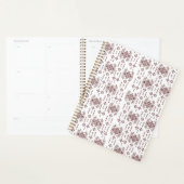 Een symmetrisch wit inpakpapier met een rep planner (Display)