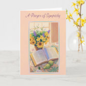 Een sympathie-gebed van de Kaart van de Sympathie (Gele Bloem)