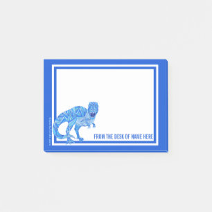Een T-Rex kleurrijk dinosaurus prehistorisch dier Post-it® Notes