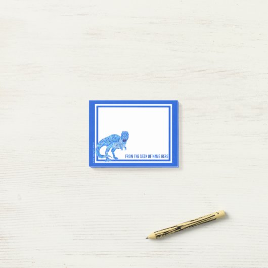 Een T-Rex kleurrijk dinosaurus prehistorisch dier Post-it® Notes (Op bureau)