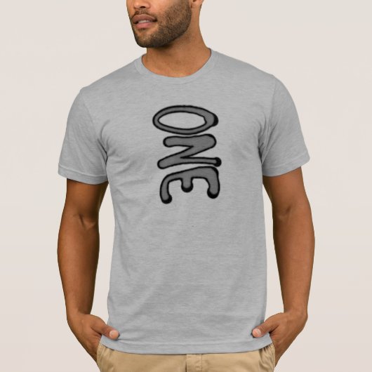 één t-shirt (Voorkant)