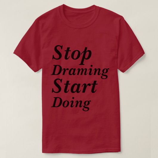 Een T-shirt begint met een idee (Design voorkant)