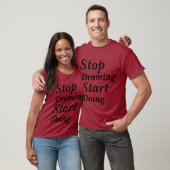 Een T-shirt begint met een idee (Unisex)