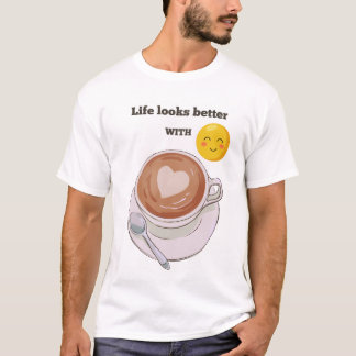 Een T-shirt met koffiethema klinkt als een fantast