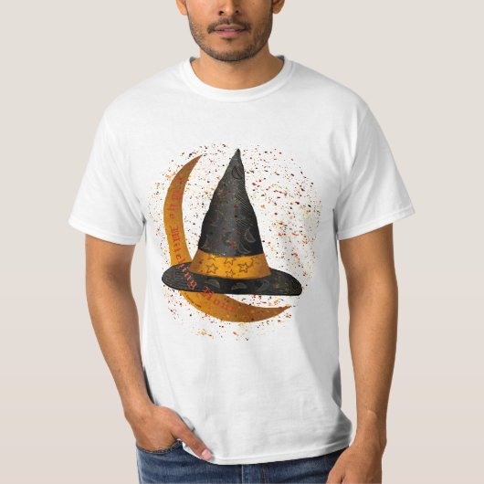Een T-shirt met Witch-hoed (Voorkant)