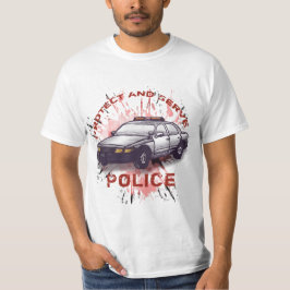 Een T-shirt van de politie