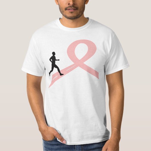 Een T-shirt voor een goed doel in roze Man (Voorkant)