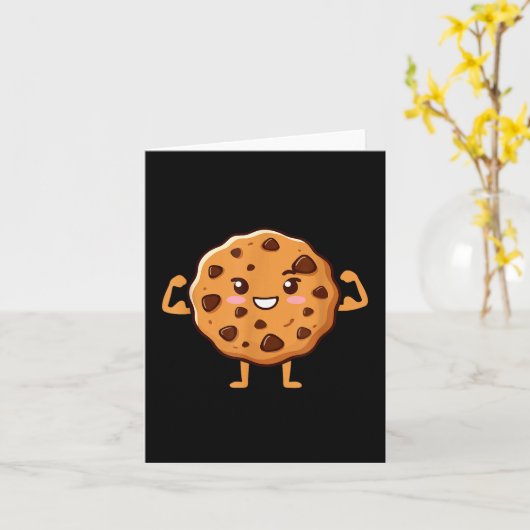 Eén taaie cookie  kaart (Gele Bloem)