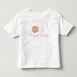Eén taaie cookie Roze Cookie Verjaardag Kinder Shirts
