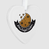 één taaie koekje ornament (voorkant)