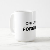 Eén taak: vergeven koffiemok (Voorkant links)
