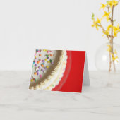 Een taart alleen voor jou kaart (Gele Bloem)