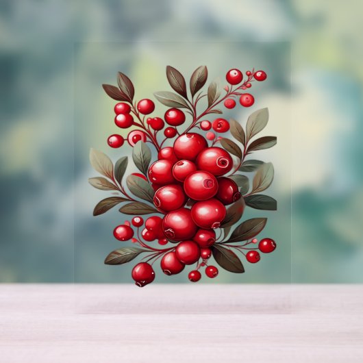 Een taart & smakelijk Superfruit Classic T-shirt Acryl Bord (Neutraal)