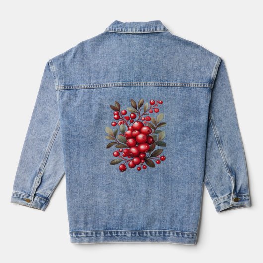 Een taart & smakelijk Superfruit Classic T-shirt Denim Jacket (Achterkant)