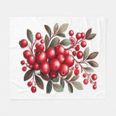 Een taart & smakelijk Superfruit Classic T-shirt Fleece Deken (Voorkant (Horizontaal))