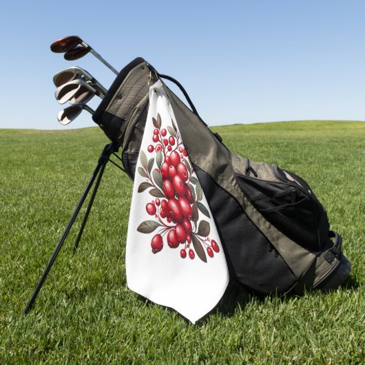 Een taart & smakelijk Superfruit Classic T-shirt Golfhanddoek (Groen)