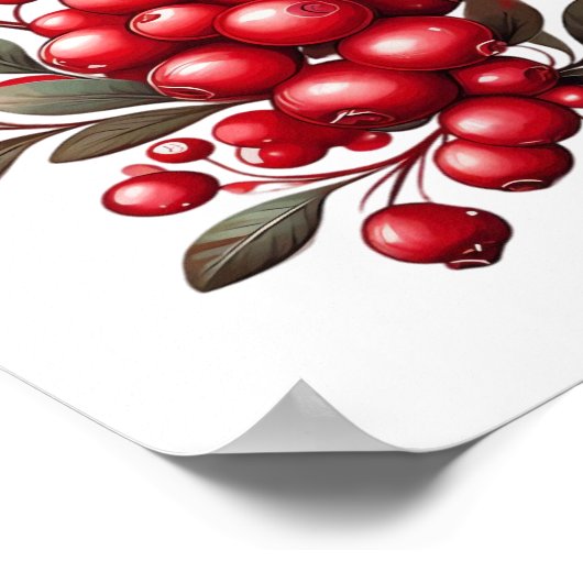 Een taart & smakelijk Superfruit Classic T-shirt Poster (Hoek)