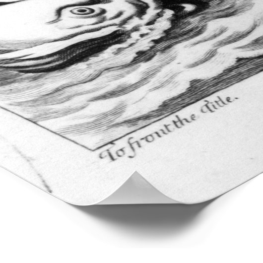 'Een tabel van een buis' Poster (Hoek)