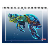 Een tabel van twee schildpadden kalender (Hoes)