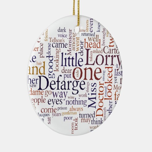 Een tabel van twee steden keramisch ornament (Rechts)