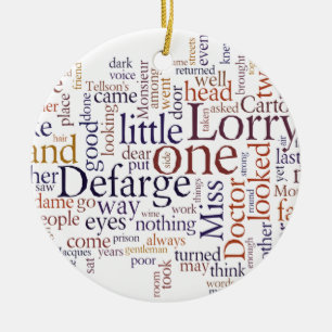 Een tabel van twee steden keramisch ornament