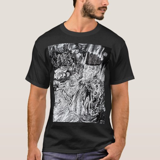Een tabel van twee steden t-shirt (Voorkant)