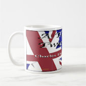 Een tabel van twee steden tekst koffiemok (Links)