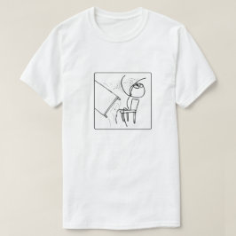 Een tabelmenu omdraaien t-shirt