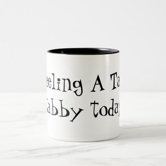 Een Tad Stabby Funny Quote Coffee-Mok Tweekleurige Koffiemok (Center)