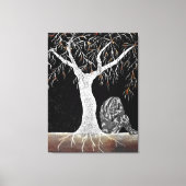 Een tak van het leven om over na te denken canvas afdruk (Voorkant)