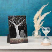 Een tak van Leven aan Contemplate Fotoplaat (Zijkant)