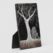 Een tak van Leven aan Contemplate Fotoplaat (Zijkant)