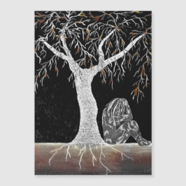 Een tak van Leven aan Contemplate Magnetische Kaar