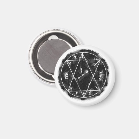 Een Talisman om verborgen schatten te vinden Magneet (Voorkant / Achterkant)