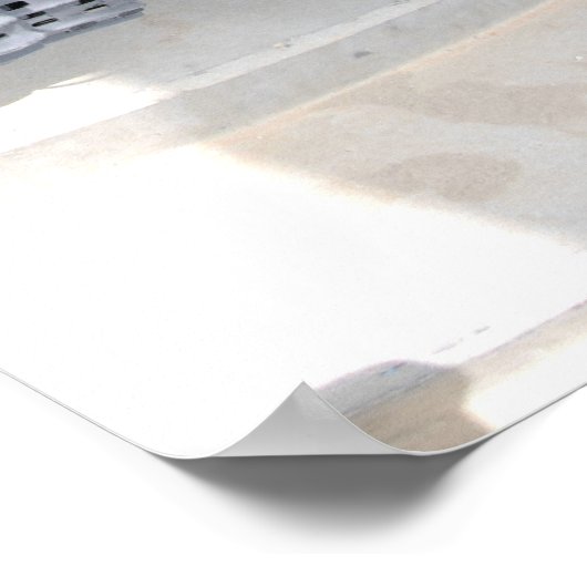 Een Talon 3B-robot-eenheid die een trap beklimt Poster (Hoek)