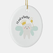 Een tand kwijt keramisch ornament (Rechts)