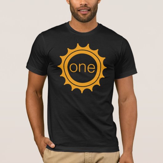 Eén tandwiel T-shirt (Voorkant)